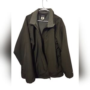 Patagonia Green Lightweight Shirt Jacket with Stand-Up Collar